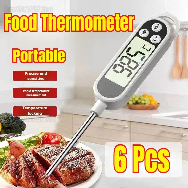 Digital Stainless Steel Food Cooking Thermometer - 1