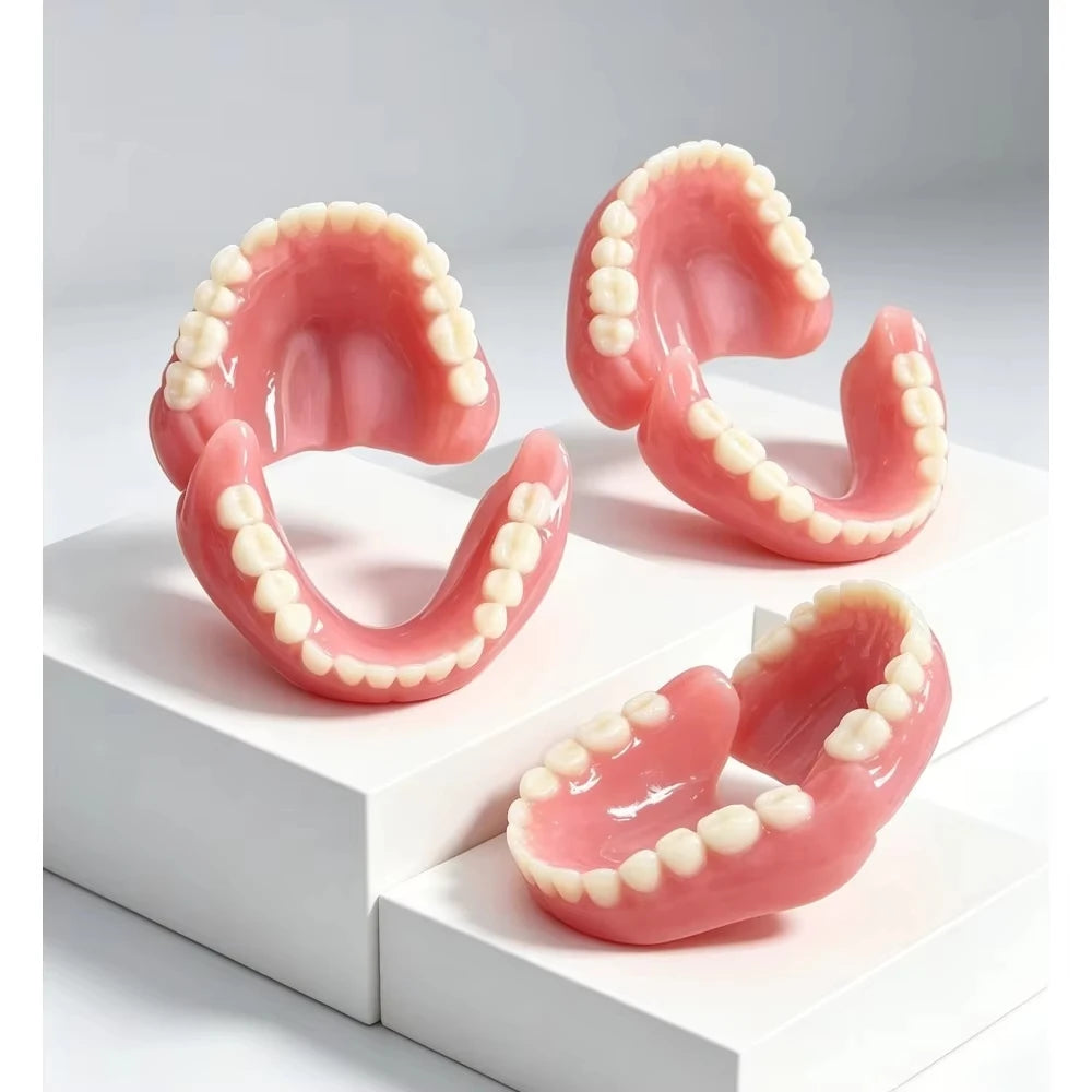 Soft Silicone Custom-Fit Denture Set