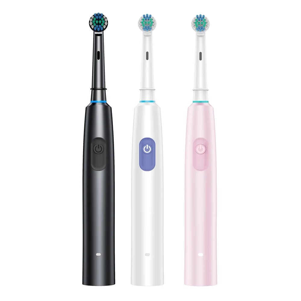 Rechargeable Electric Toothbrush with 8 Replacement Heads