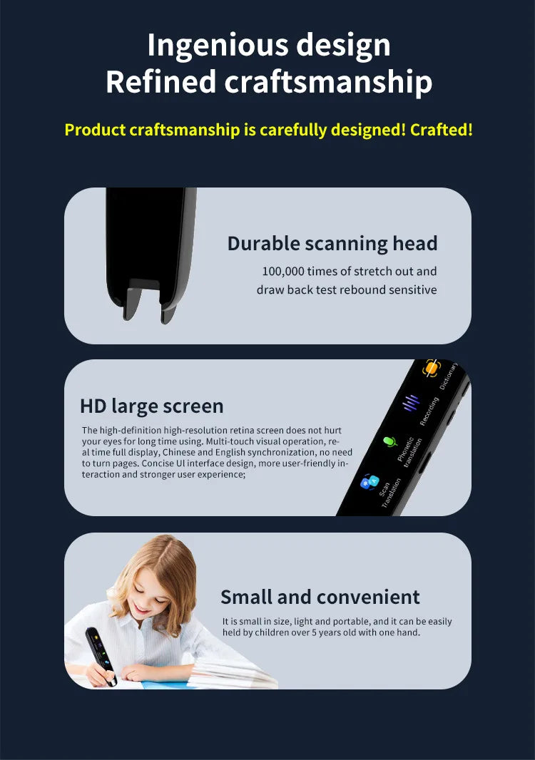 Intelligent Scanning Language Translator Pen