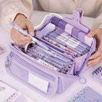 Large Capacity Multi-Layer Student Pencil Case