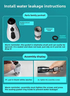 3-Mode Adjustable Kitchen Faucet Sprayer Head