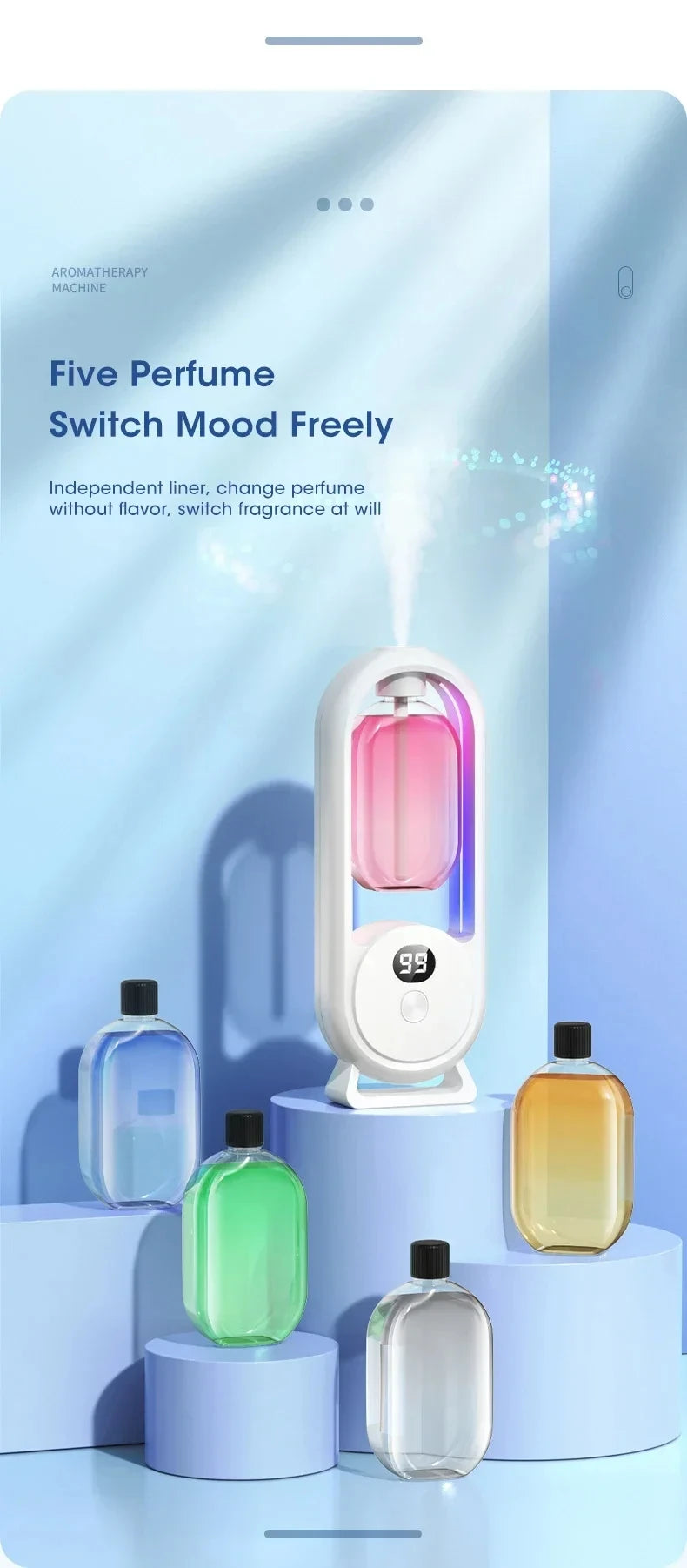 Automatic Essential Oil Scent Diffuser for Home Fragrance - 13