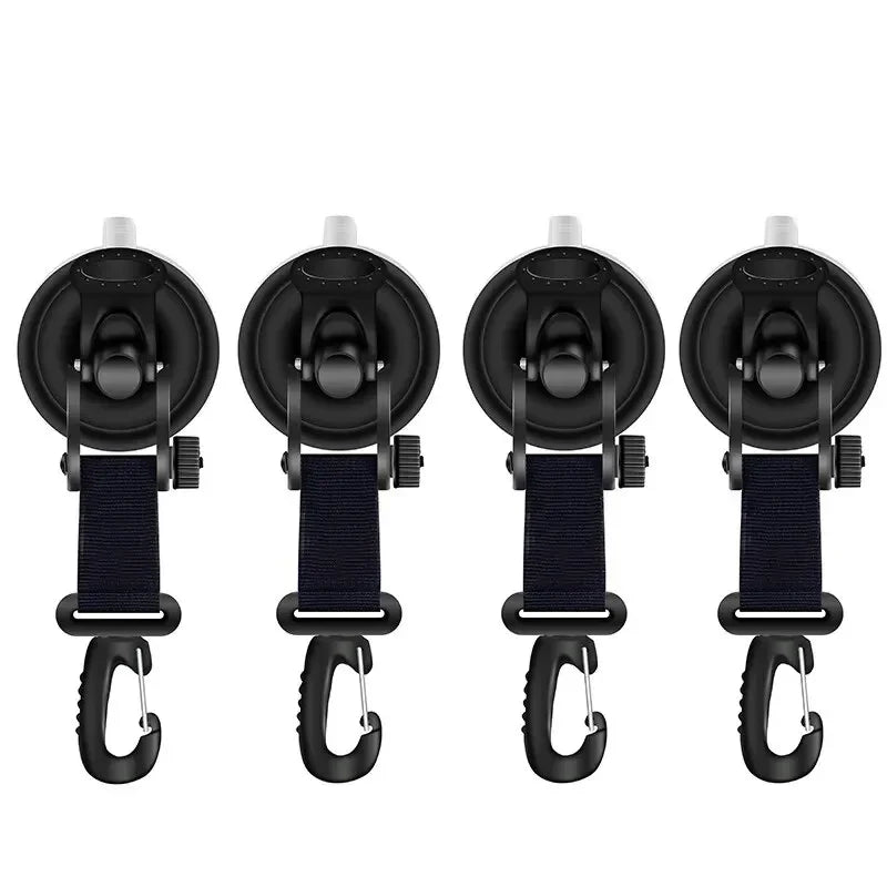 Heavy-Duty Suction Cup Anchor Hooks for Camping and Travel - 19