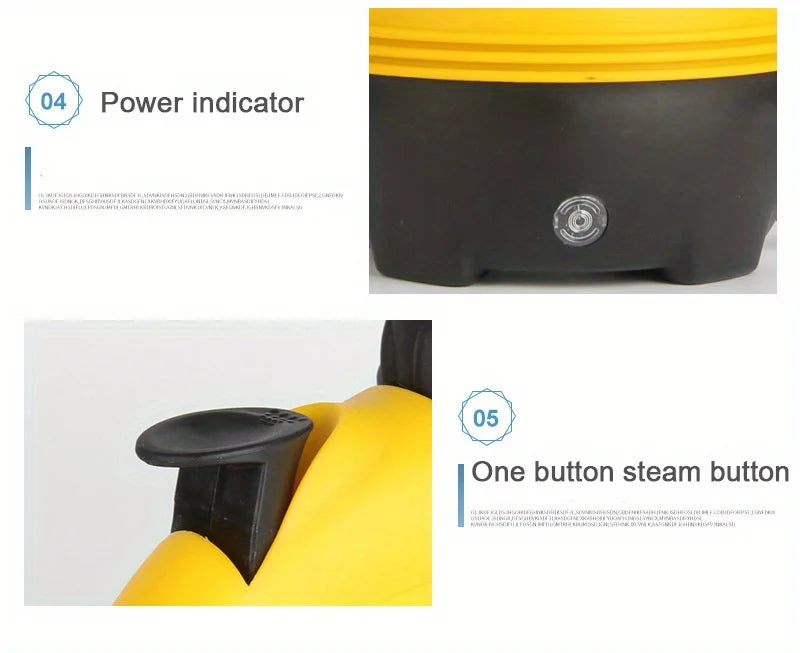 Handheld High-Pressure Steam Cleaner for Deep Home Cleaning - 14
