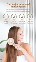 Electric Scalp Massager and Hair Serum Applicator Comb
