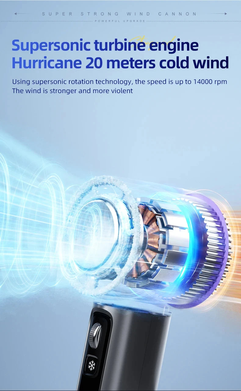 Portable Semiconductor Cooling Handheld Fan