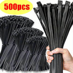 Heavy Duty Self-Locking Nylon Cable Zip Ties for Home and Office