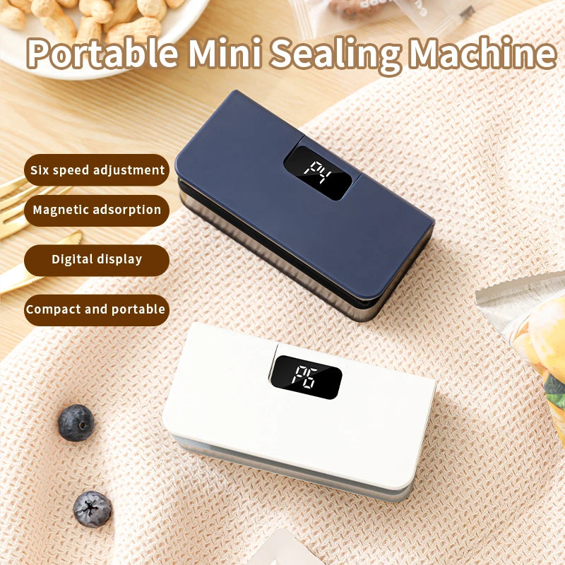 Rechargeable Mini Bag Sealer with Cutter