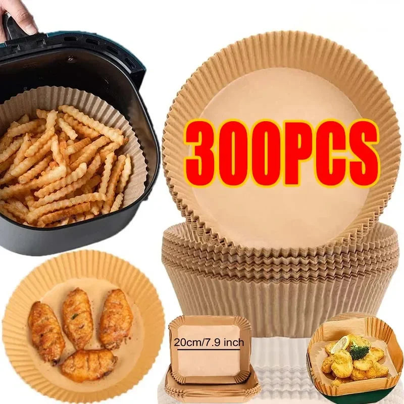 Disposable Non-Stick Air Fryer Parchment Paper Liners