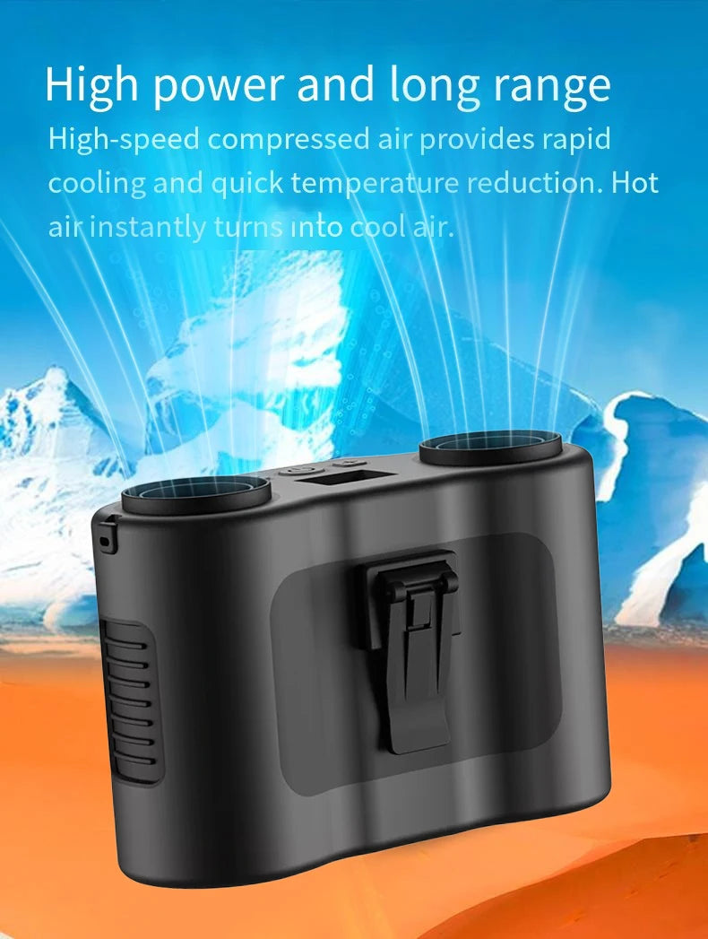 Portable Hands-Free Waist Clip Fan for Outdoor Cooling - 15