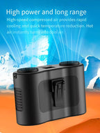Portable Rechargeable Camping Fan with Night Light and Power Bank