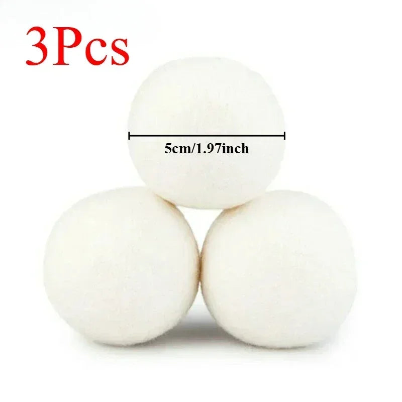 Reusable Wool Dryer Balls for Natural Fabric Softening - 24