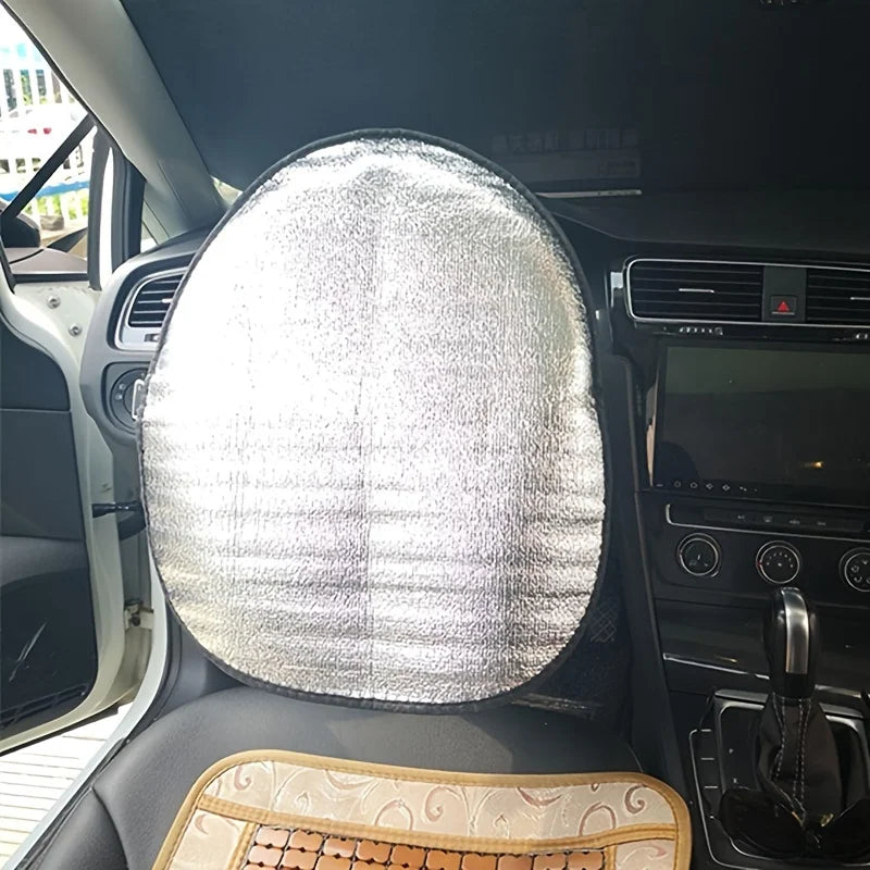 Heat-Reflective Car Steering Wheel Sun Shade Cover - 11