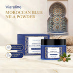 Moroccan Blue Nila Face Mask Powder for Brightening and Exfoliation