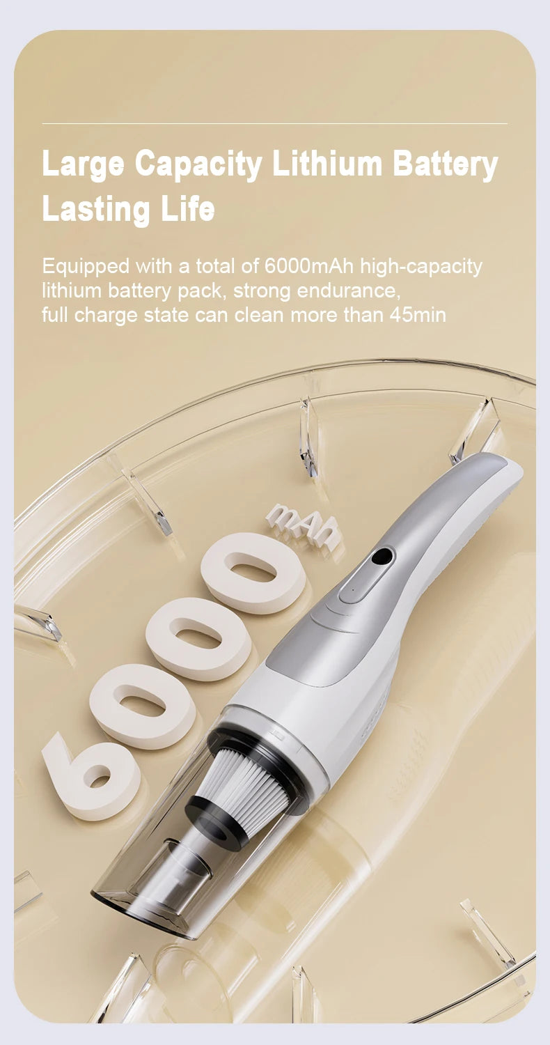 Cordless Handheld Vacuum Cleaner for Home and Car
