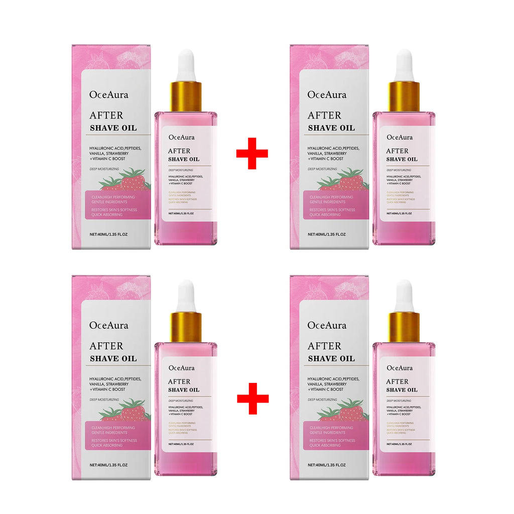 Strawberry Scented Soothing After Shave Oil for Hair Removal