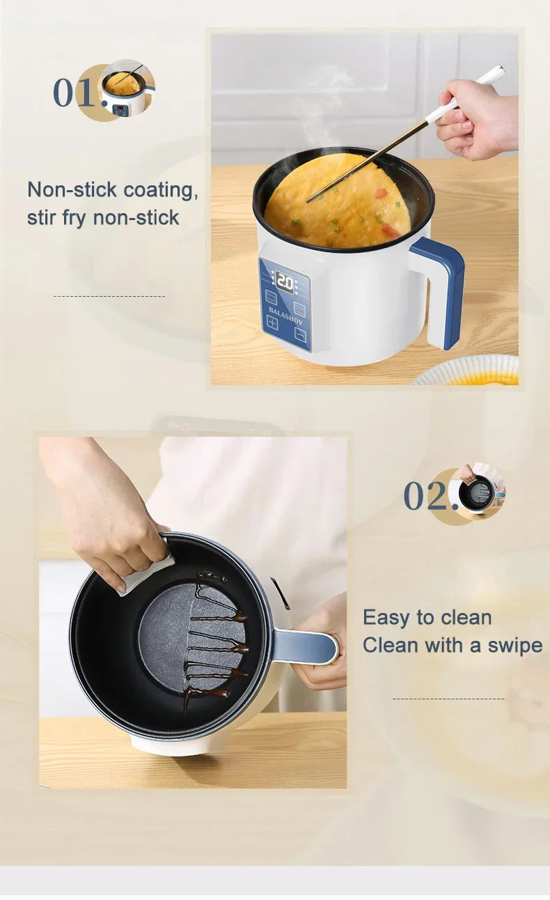 Compact Multi-Function Electric Rice Cooker for Home - 28
