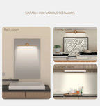 Portable Rechargeable Wooden Magnetic LED Wall Lamp