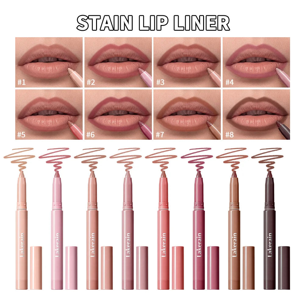 Water-Resistant Matte Lip Liner Pencil