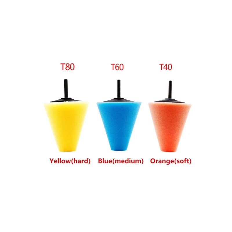 Conical Car Wheel Polishing Sponge for Drills