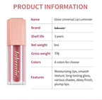 Moisturizing Liquid Glitter Lip Gloss for Plump Lips
