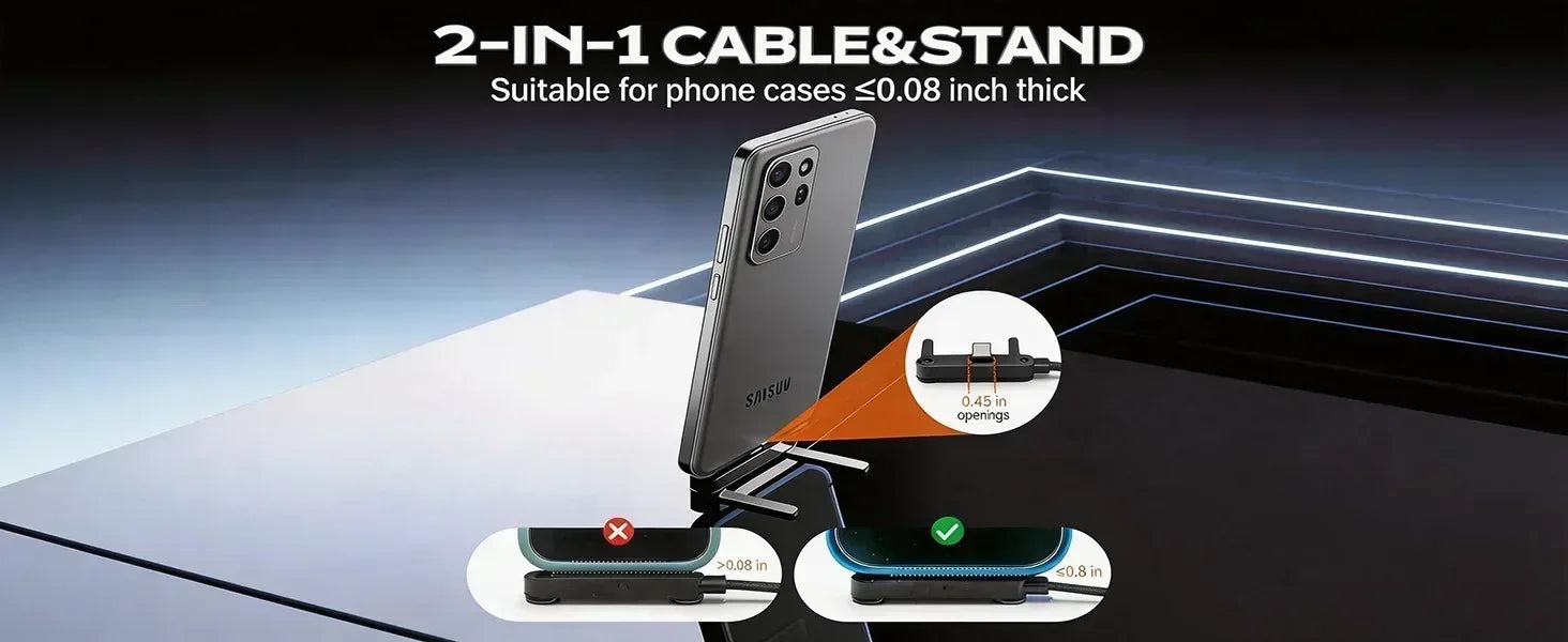 Foldable Charging Cable and Phone Stand - 10