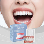 Temporary Silicone Cosmetic Dentures for Missing Teeth