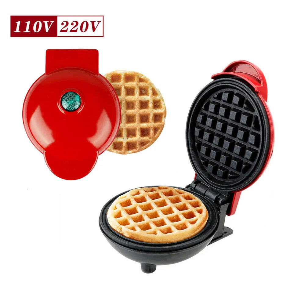 Mini Electric Bubble Waffle Maker for Breakfast - 1