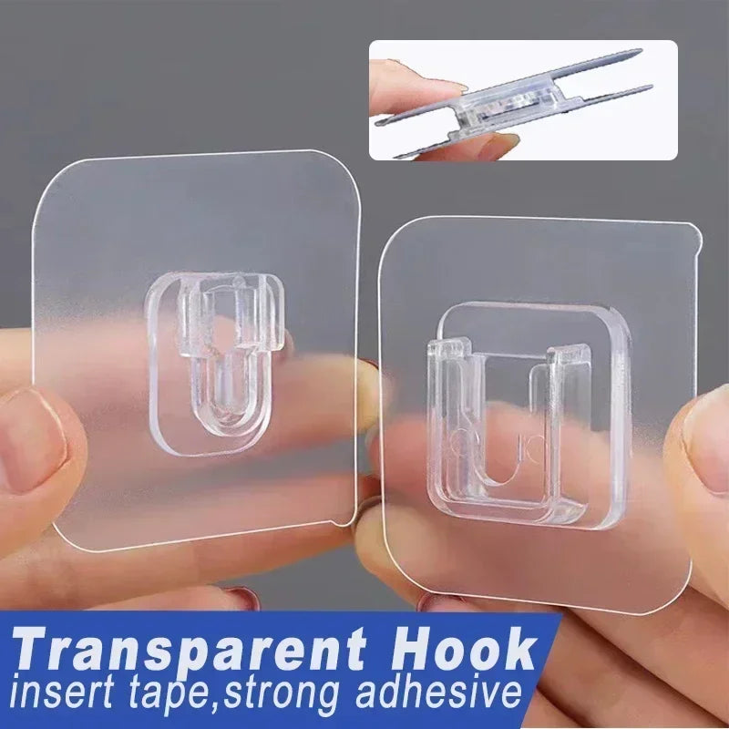 Double-Sided Adhesive Wall Hooks for Storage - 8