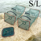 Collapsible Portable Fishing Net Trap for Crab and Shrimp