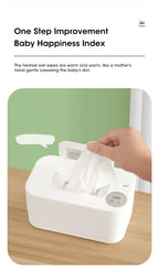 Portable Baby Wipe Warmer with LED Temperature Display