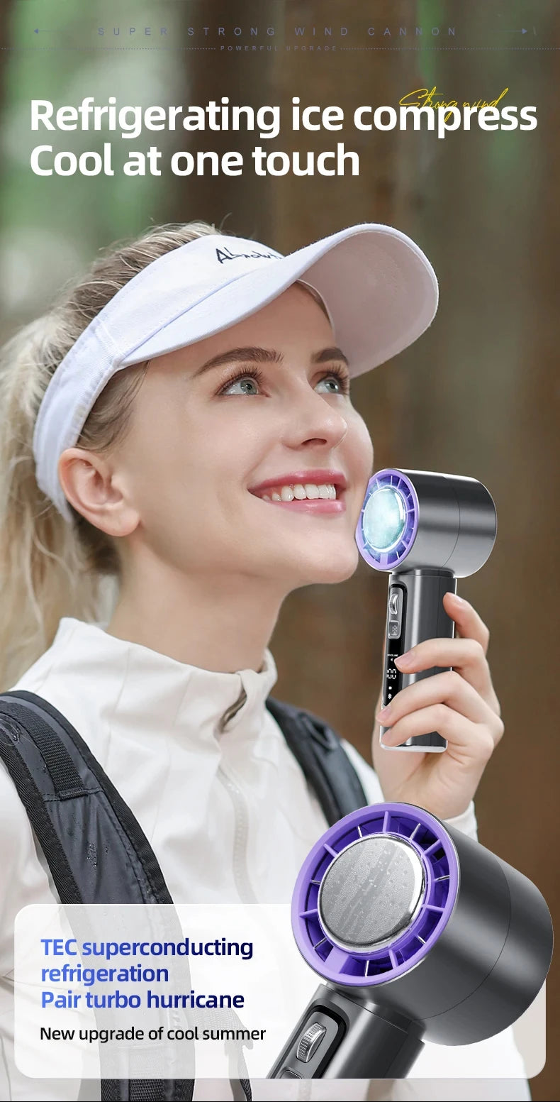 Portable Semiconductor Cooling Handheld Fan