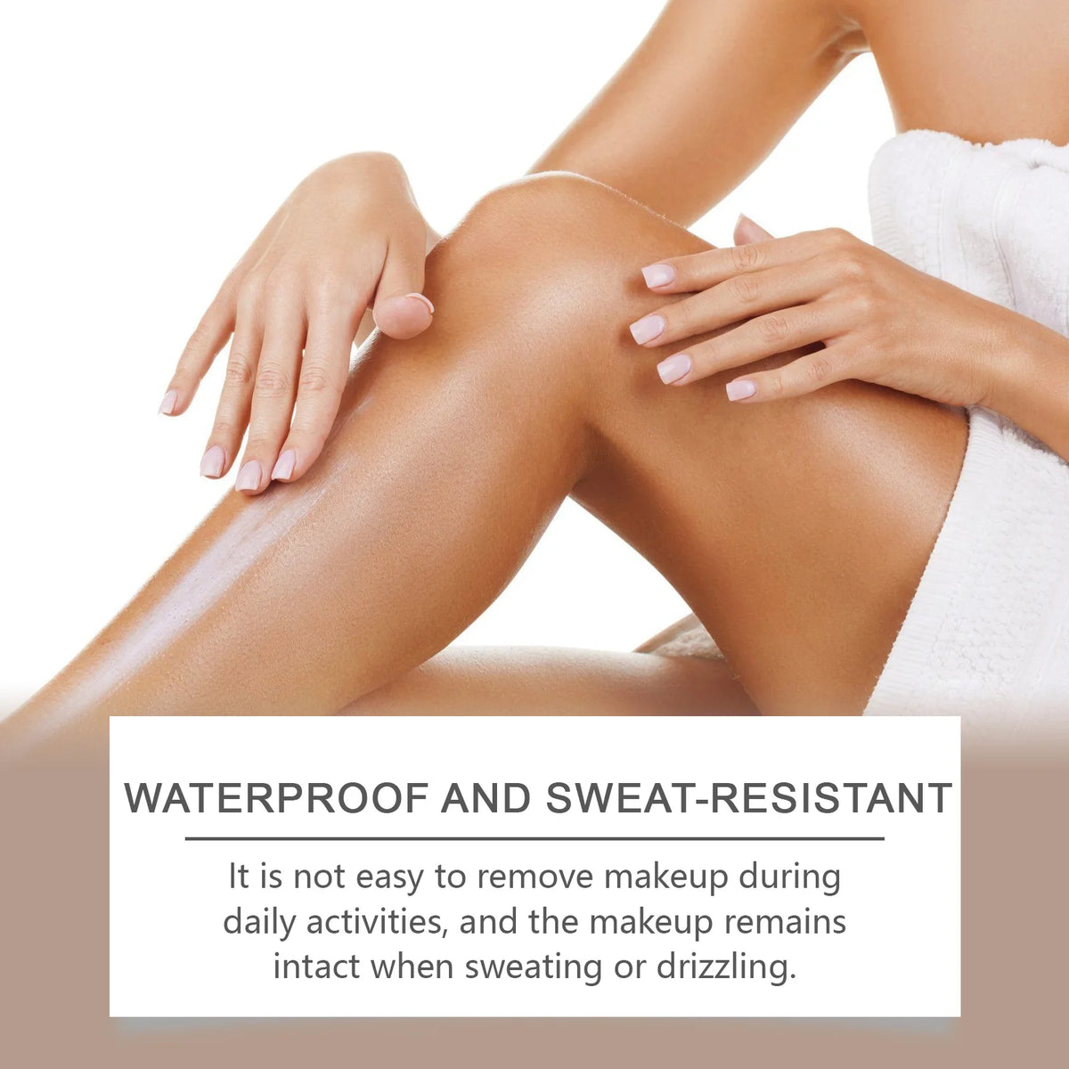 Waterproof Leg Makeup Concealer and Instant Bronzer Cream