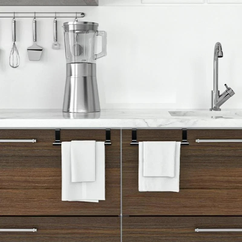 Over-Cabinet Stainless Steel Towel Rack - 5