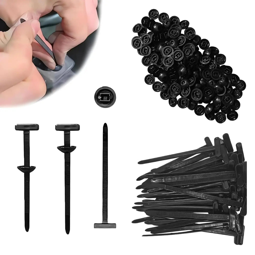 Heavy Duty Nylon Universal Cable Tie Buckle Set