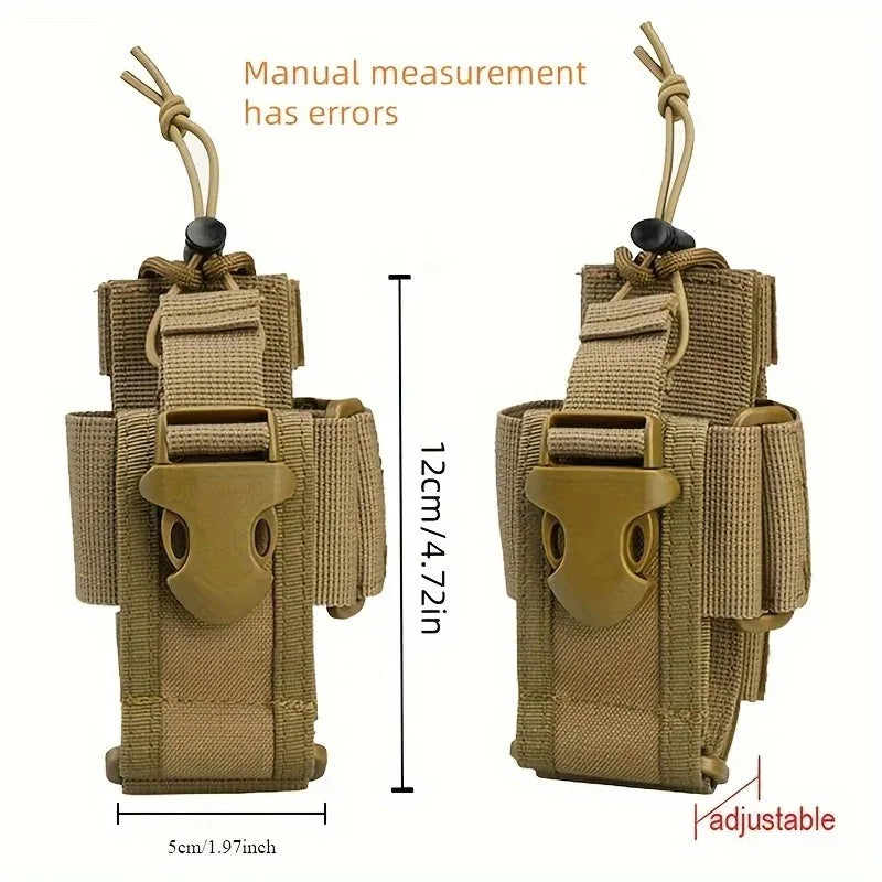 Universal Nylon Radio Holder Pouch for Outdoor Activities