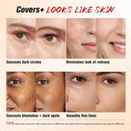 2-in-1 Liquid and Stick Blurring Concealer for Full Face Coverage