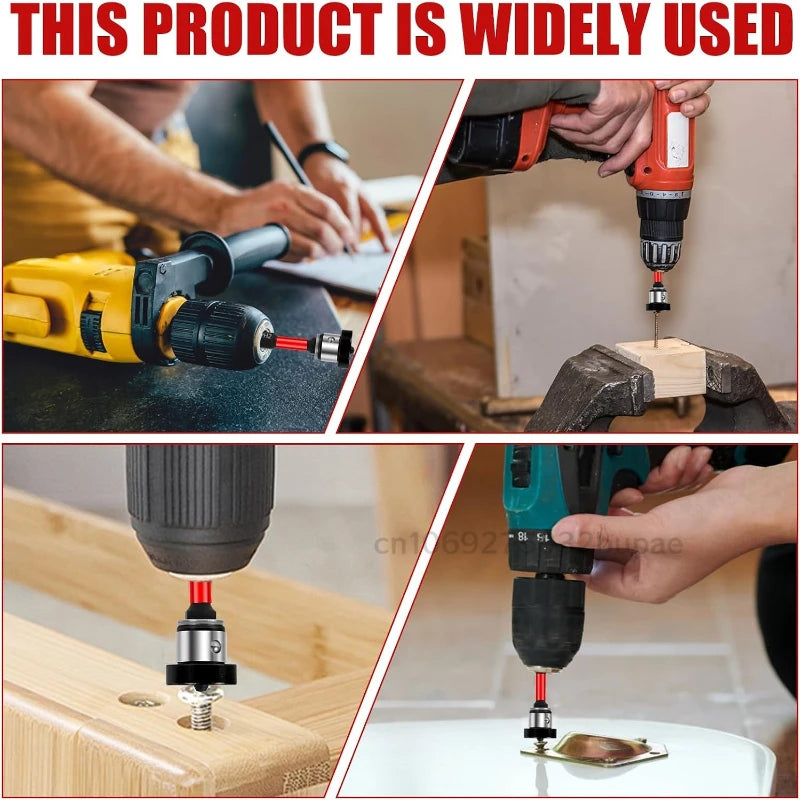 Magnetic Drywall Screw Setter and Positioning Drill Bit - 6