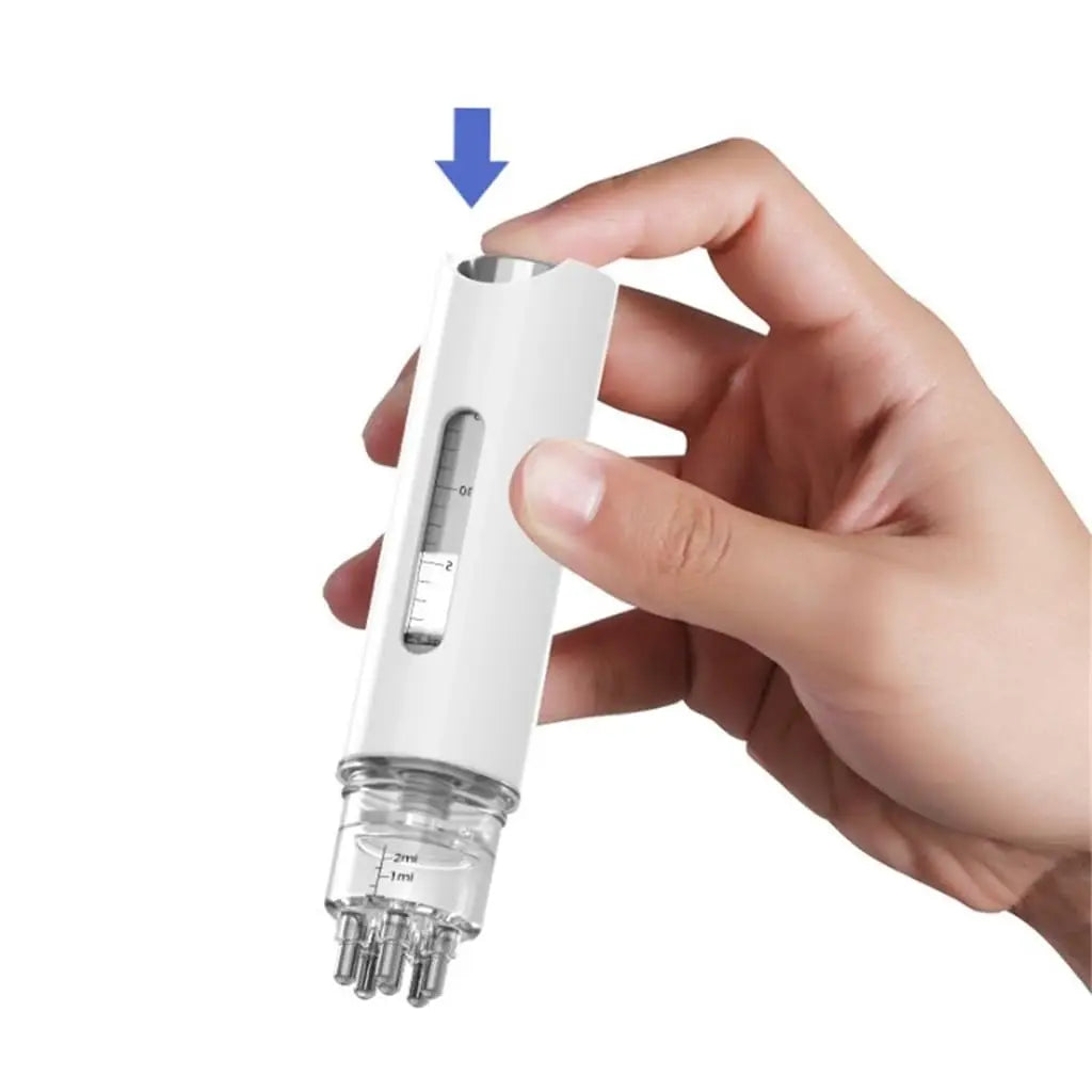 Portable Scalp Oil Applicator and Massage Comb