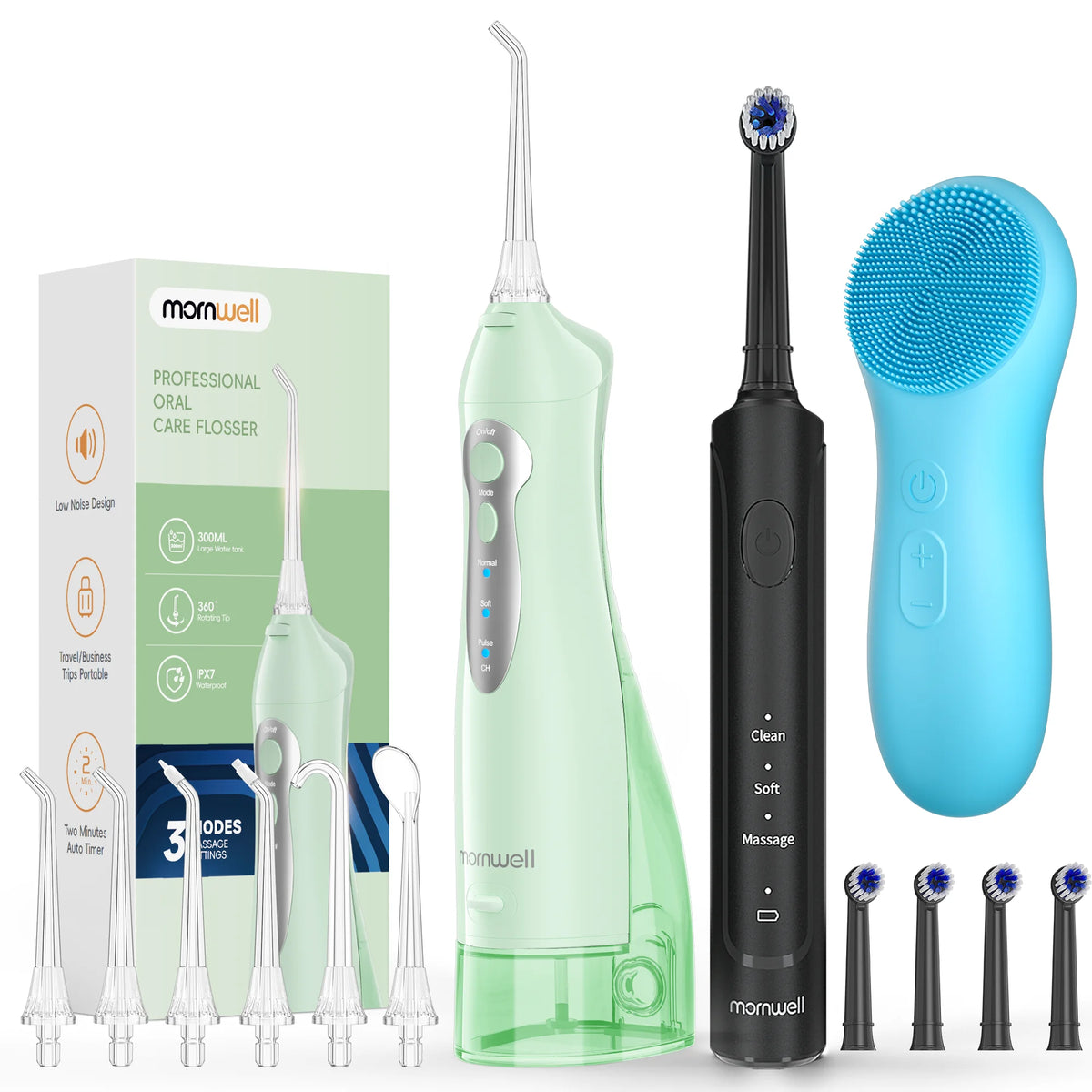 3-in-1 Professional Oral and Facial Cleaning Kit