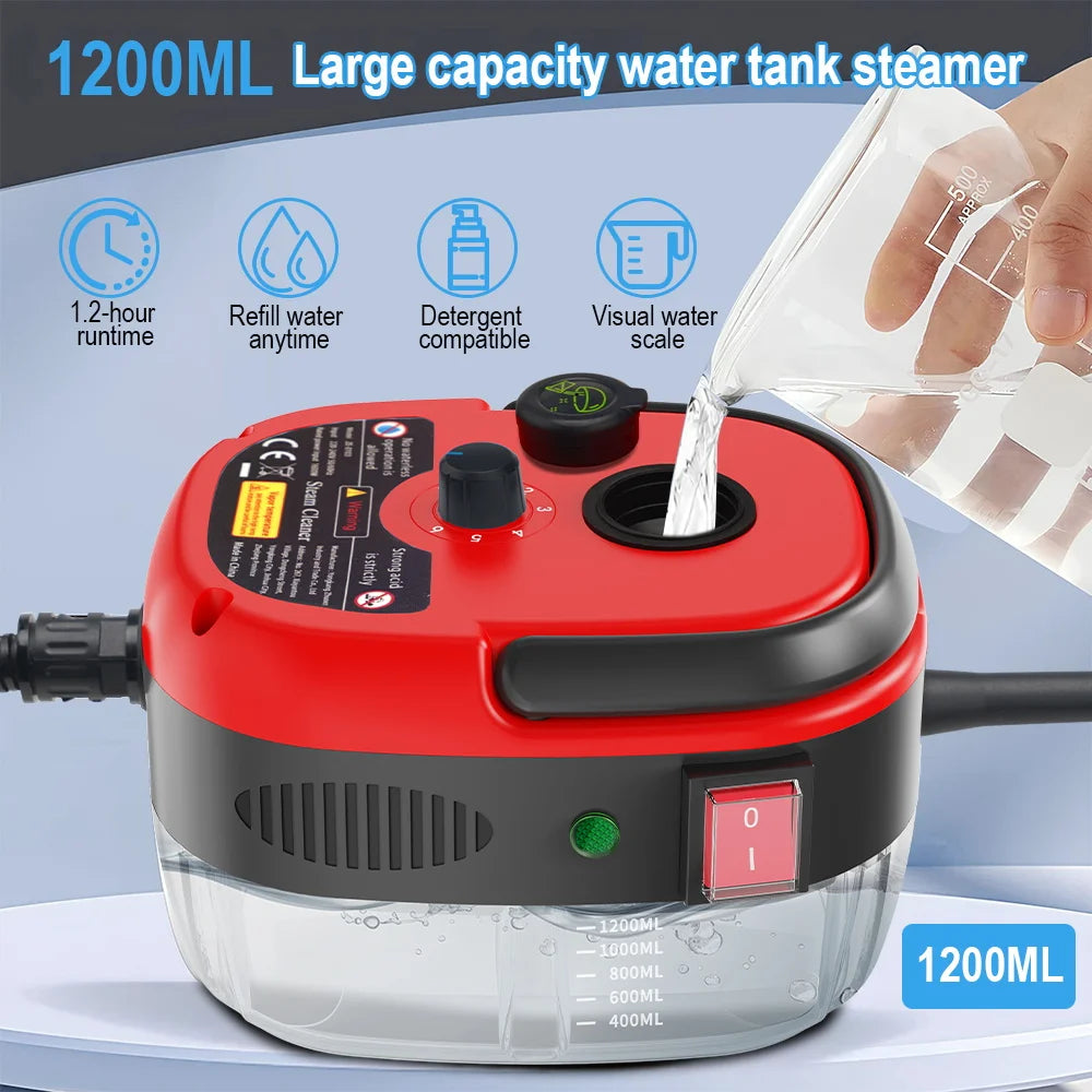 Portable High-Pressure Household Steam Cleaner - 2