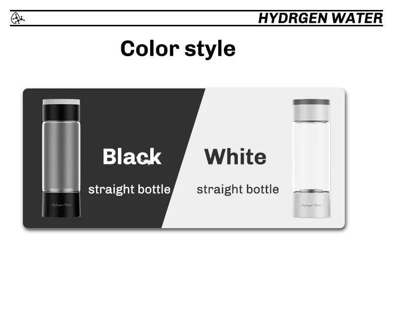 Portable Hydrogen Rich Water Ionizer Generator Bottle