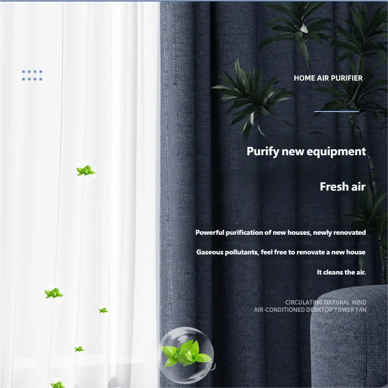 Portable Negative Ion Air Purifier for Home and Office