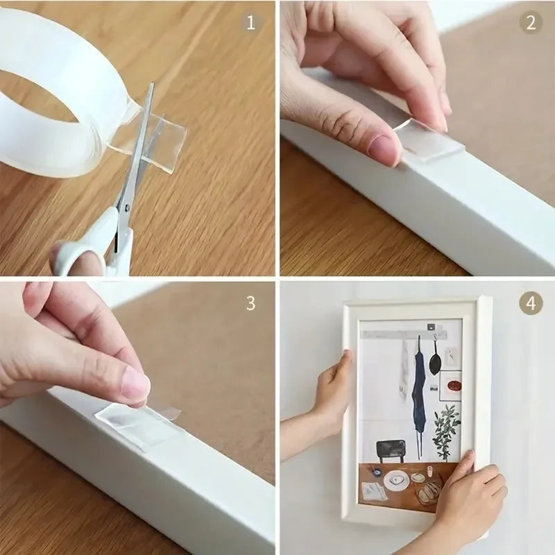 Reusable Waterproof Double-Sided Nano Mounting Tape