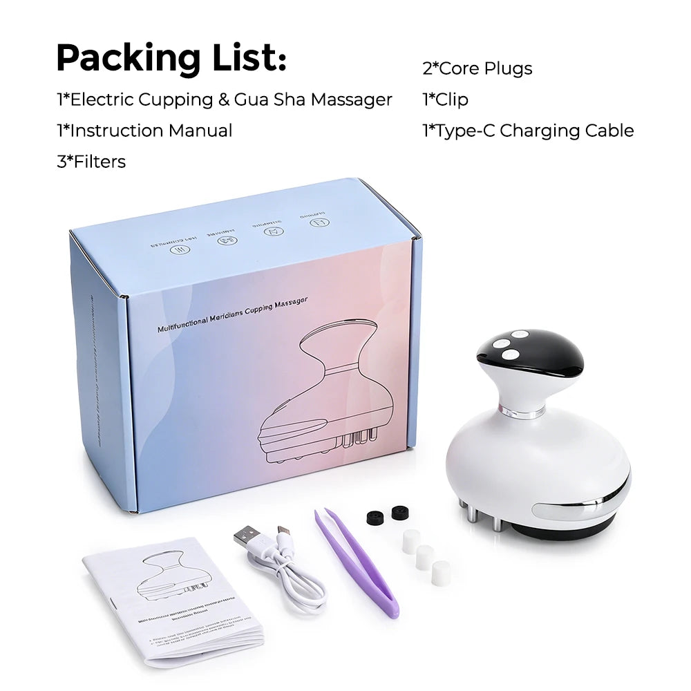 Electric Cupping and Gua Sha Massage Device