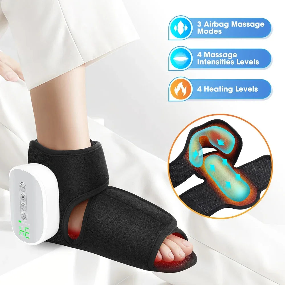 Heated Air Compression Foot and Ankle Massager - 2