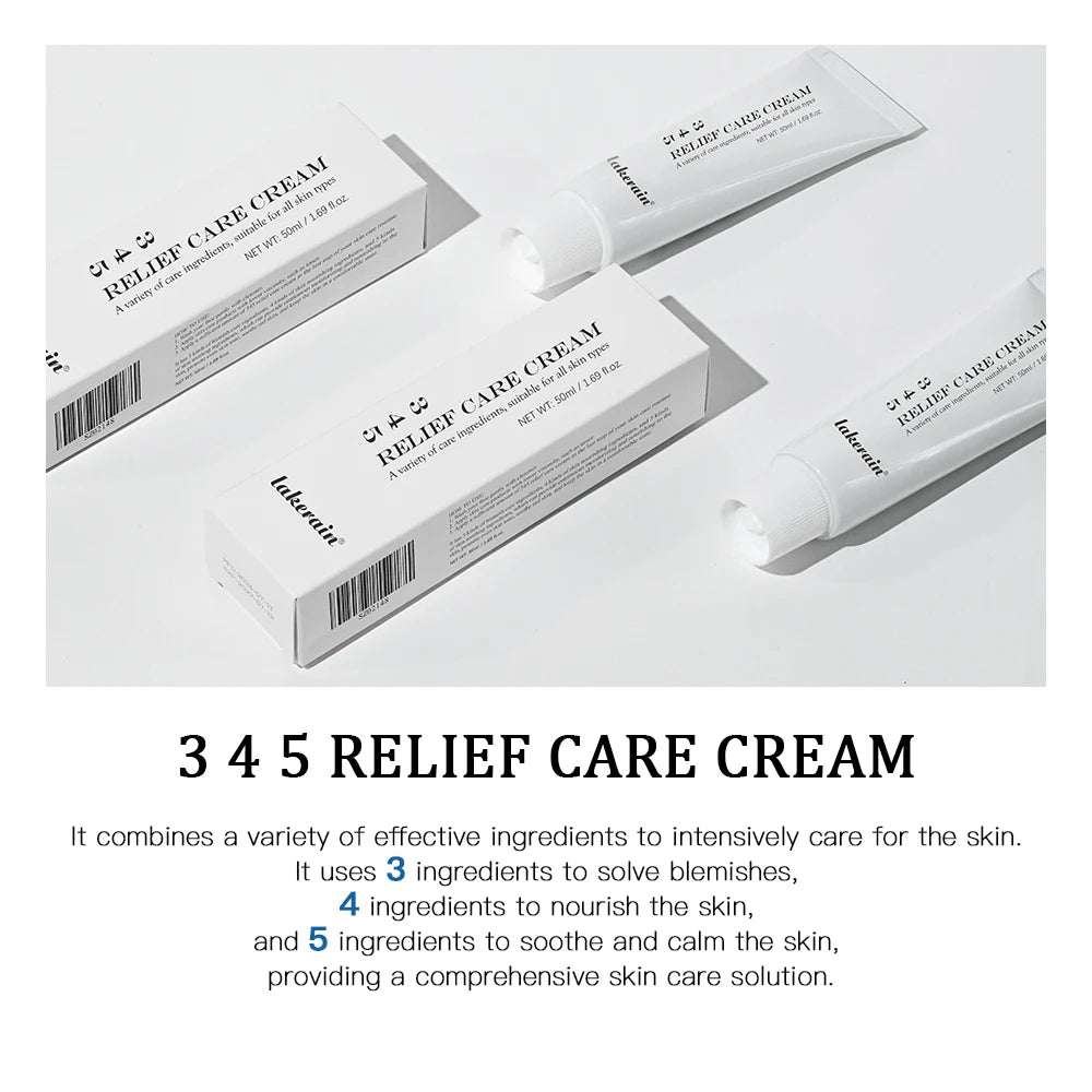 3-4-5 Relief Face Cream for Blemishes and Sensitive Skin