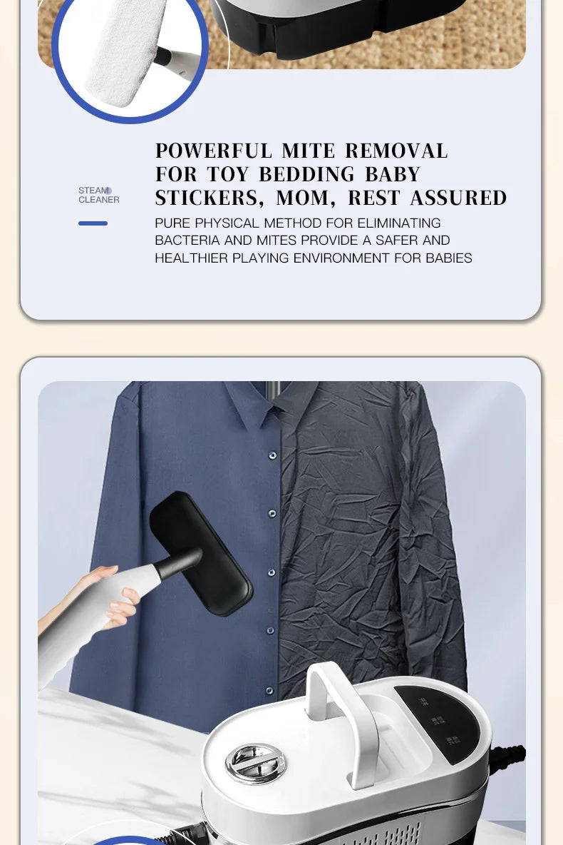 High-Pressure Handheld Steam Cleaner for Home and Car - 21