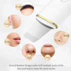 Ultrasonic Facial Skin Scrubber and Pore Cleaner Spatula